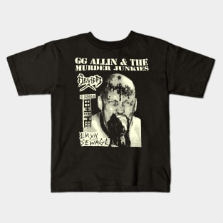 The Junkies GG Allin Kids T-Shirt